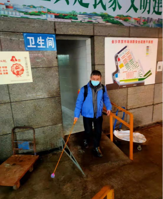 金沙農(nóng)貿市場開展全方位疫情防控工作